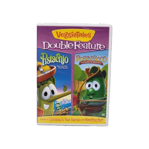 Other - VeggieTales Double Feature DVD - Pistachio & Robin Good (Brand New / Sealed)